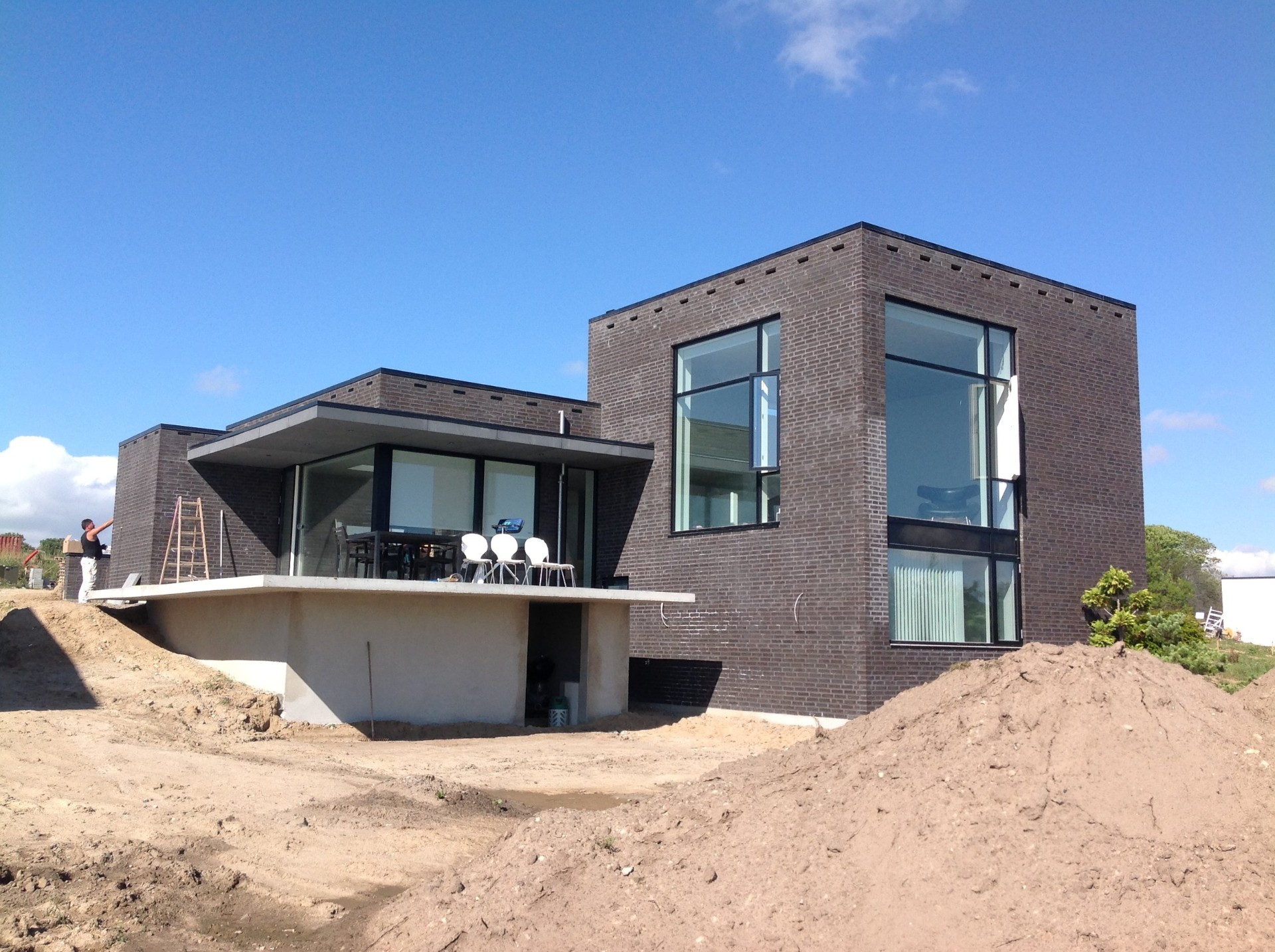 Murermestervilla i mørk tegl